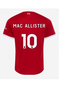 Fotbalové Dres Liverpool Alexis Mac Allister #10 Domácí Oblečení 2023-24 Krátký Rukáv